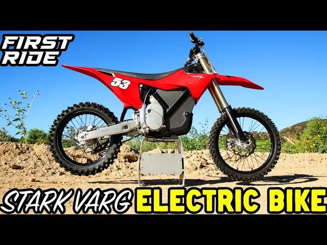 First Ride STARK VARG Electric Dirt Bike