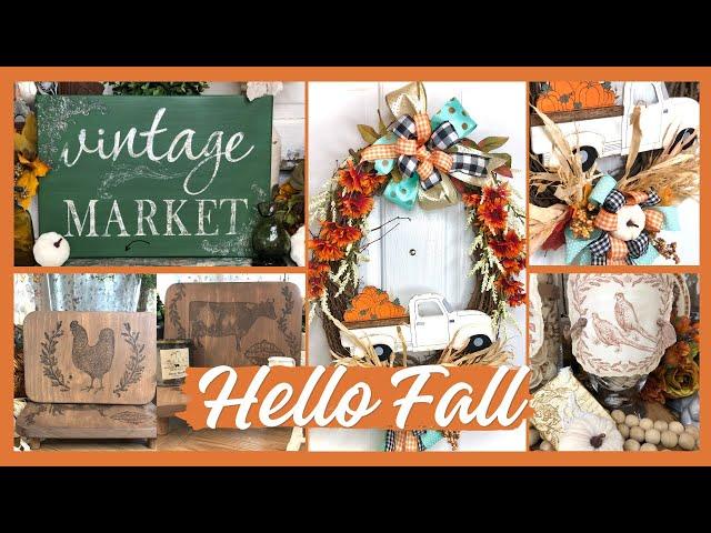 Delightful Decor Inspiration for Fall • Scrap Wood Projects • Beautiful Bow Tutorial for Wreaths