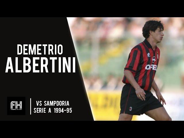 Demetrio Albertini ● Goal and Skills ● Sampdoria 0-3 AC Milan ● Serie A 1994-95