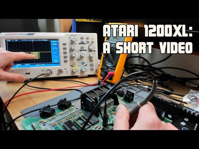 Non-booting Atari 1200XL with shorted HLT signal