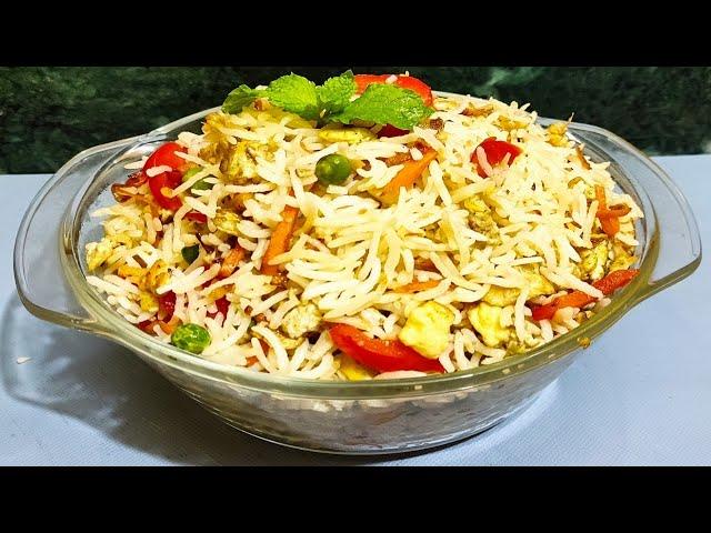 Egg Fried Rice Recipe|How To Make Egg Fried Rice|Egg Rice|Fried Rice|Chinese Fried Rice|quick Egg