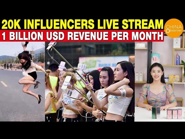 Shocking! 20K Influencers Crammed Into One Building for Live Streaming| Crazy Influencer Industry