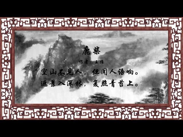 鹿柴  【狼哥吼古诗】 Wolf brother screaming ancient poems