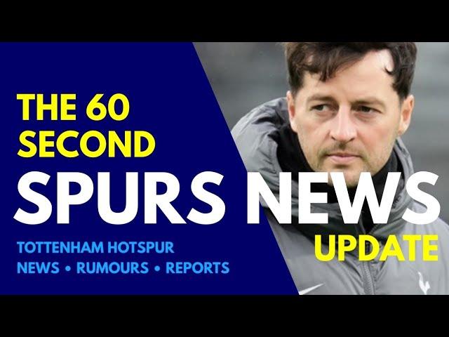 THE 60 SECOND SPURS NEWS UPDATE: Ryan Mason Has Left the Club to Become Head Coach at West Brom