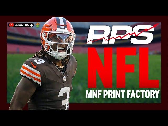 NFL DFS Picks & Lineups | WEEK 13 | 12/2 - MNF Print Factory