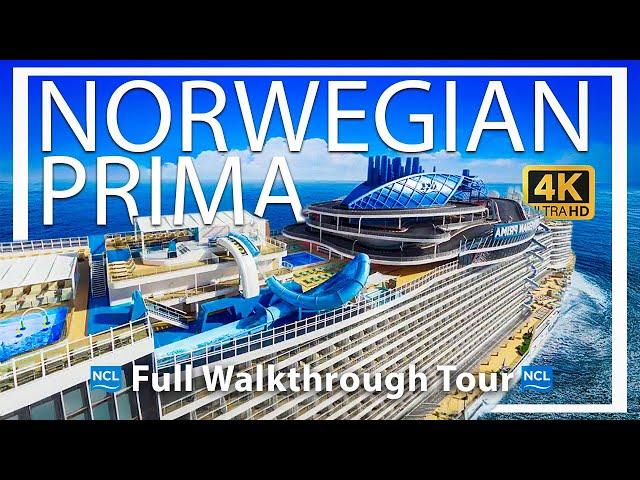 Norwegian Prima | Full Walkthrough Ship Tour & Review | 4k HD  | IS THERE A CRUISE PORT IN TEXAS?