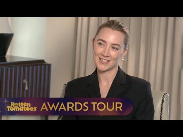 Saoirse Ronan Talks ‘Blitz’ and Awards Season Fun with Timothée Chalamet