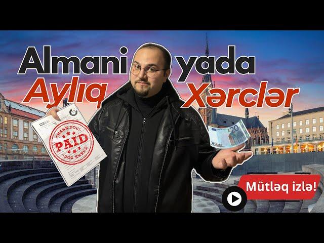 Almaniyada Yaşam: Aylıq xərclərim nə qədərdir ? Almaniyada Ausbildung  |  Almanyada aylık harcamalar