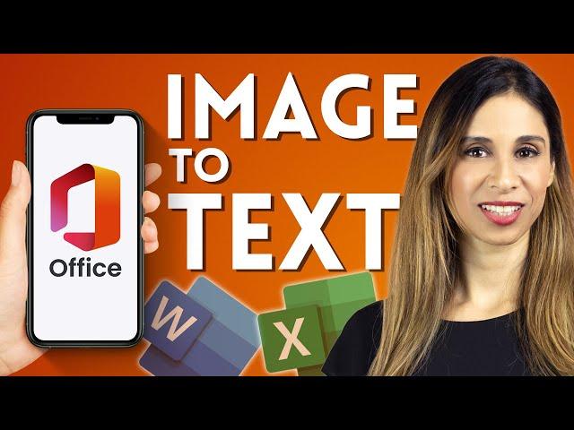 How To Convert Image to Word or Excel | Extract Text From a Picture