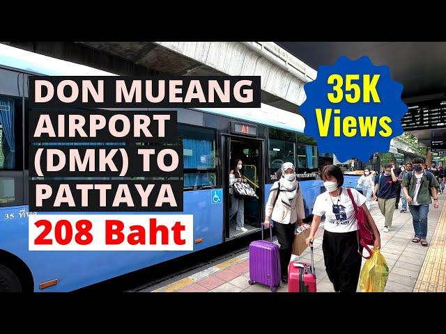  Traveling From DON MUEANG AIRPORT (DMK) To PATTAYA | Public Transport | Step-by-Step Guide