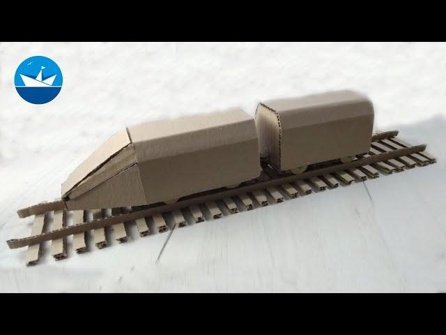 Поезд из картона/Cardboard train/DIY