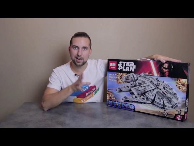 Видео обзор Конструктора Lepin Сокол Тысячелетия 05007