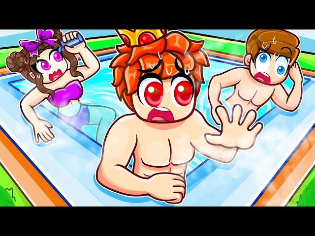 LETZTER DER DEN HEIßEN SWIMMINGPOOL VERLÄSST GEWINNT 1,000,000$ in Roblox!