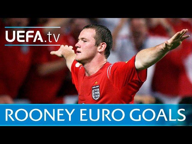 Wayne Rooney: Watch all of his EURO goals for England