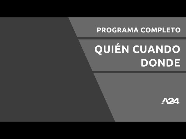 Caso Loan + Derrumbe en Villa Gesell #QuiénCuándoDónde | Programa completo (07/11/2024)