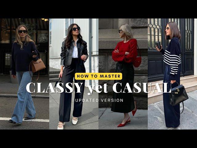 Mastering elegant casual wear: 12 Outfit formulas for elegant women (updated)