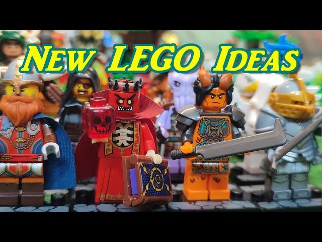 LEGO Minifigures Ideas with the New LEGO Dungeons and Dragons / LEGO Castle custom Minifigures!