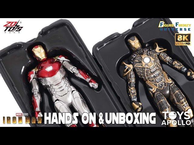 ZD Toys Iron Man Mark 41 &  Iron Man Mark 47  Hands on & Unboxing