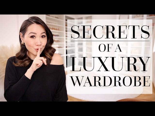 The 8 Secrets To Build a *LUXURY* Wardrobe On A BUDGET!