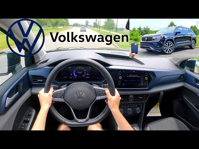 2022 Volkswagen Taos // POV Quick Review & Test Drive (3D Binaural Audio)