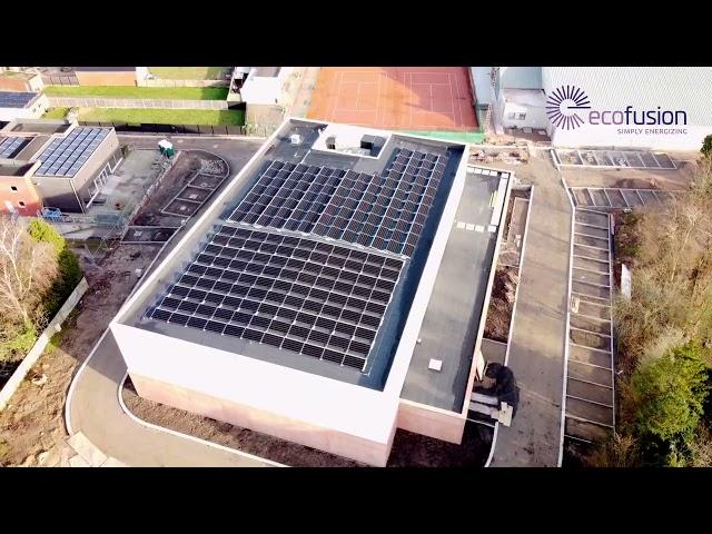 206 zonnepanelen voor Gymhal Dessel