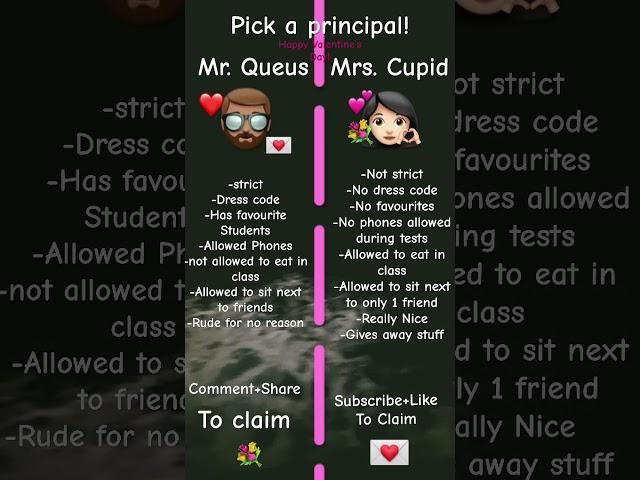 Pick a principal ‍️‍️‍️‍️