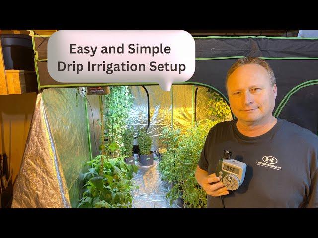 Easy and Simple Drip Irrigation System for Indoor Gardens