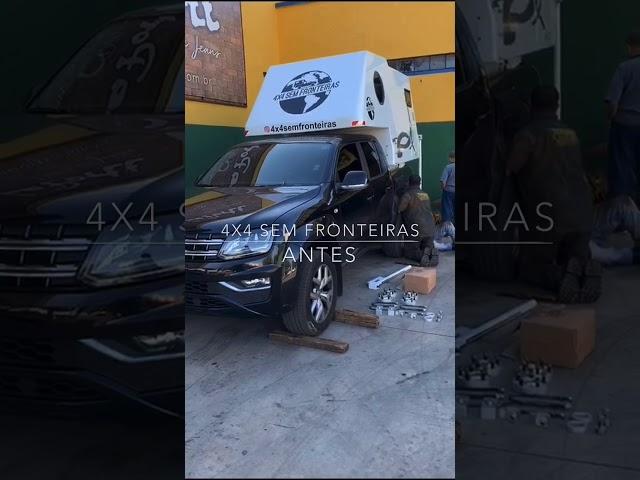 4x4 Sem Fronteiras Parte 2 - Modificação Amarok V6 - suspensão, pneus e rodas