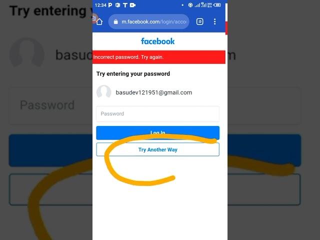 How to recover Facebook password 2022 #shorts