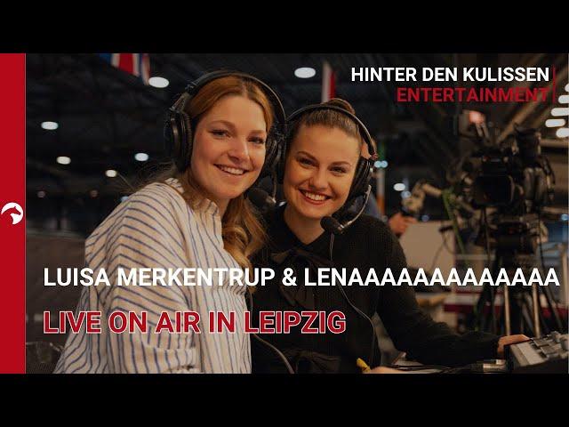 Premiere für Luisa Merkentrup & Lenaaaaaaaaaaaaa: LIVE ON AIR in Leipzig!  #partnerpferdleipzig