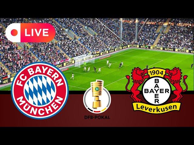  LIVE - BAYERN MUNICH VS LEVERKUSEN EN VIVO / - German Cup 2024 | eFootball PES 21Gameplay