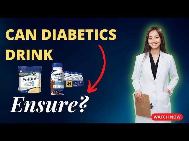 Can Diabetics Drink Ensure? @healthdsl6619