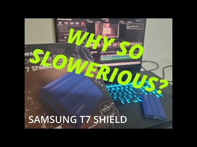 Samsung 2TB T7 Shield SSD: Slow Read And Write Speed Fix?