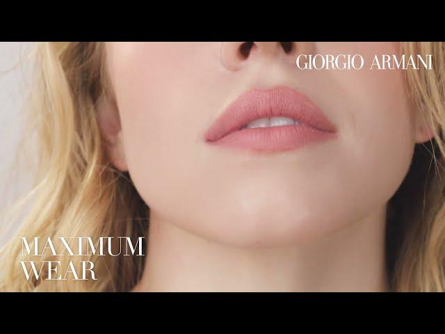 LIP POWER MATTE, the new comfortable and vibrant matte lipstick by Giorgio Armani