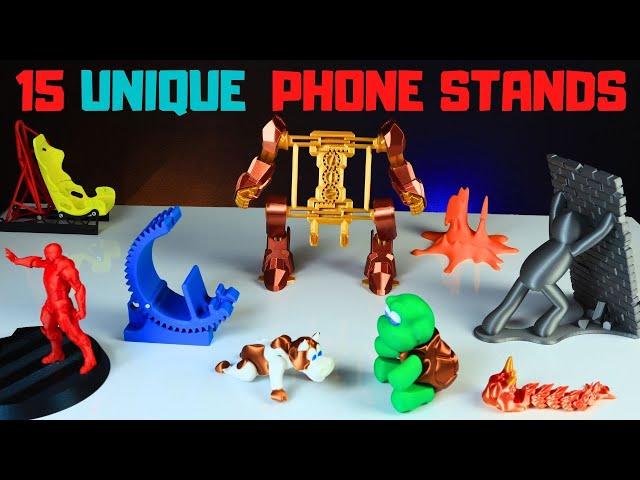 TOP 15 Creative 3D Printed Mobile Stands You Need to Try!