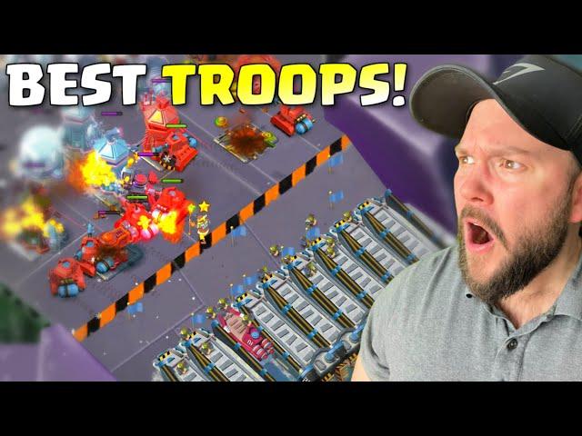 The BEST Troops for Mega Crab in Boom Beach!