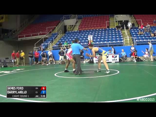 220 Champ. Round 1 - Darryl Aiello (California) vs. James Ford (Ohio)