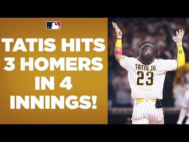 3 HOMERS IN 4 INNINGS!! Fernando Tatis Jr. GOES OFF on the D-backs!