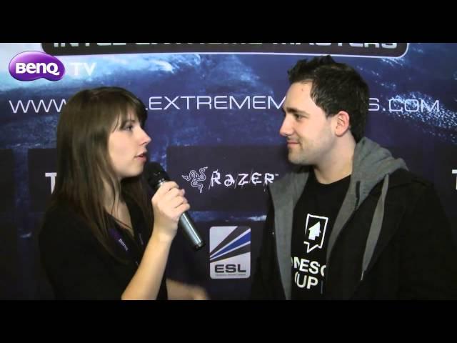 BenQ Gaming Monitor - Interview with Dennis 'TaKe' Gehlen at IEM World Championship CeBIT 2012