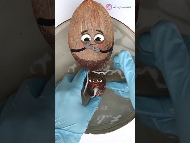 Hectic Coconut WATERBIRTH #fruitsurgery #birth #baby