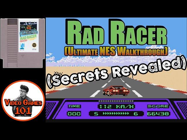 Rad Racer NES Walkthrough | Video Games 101