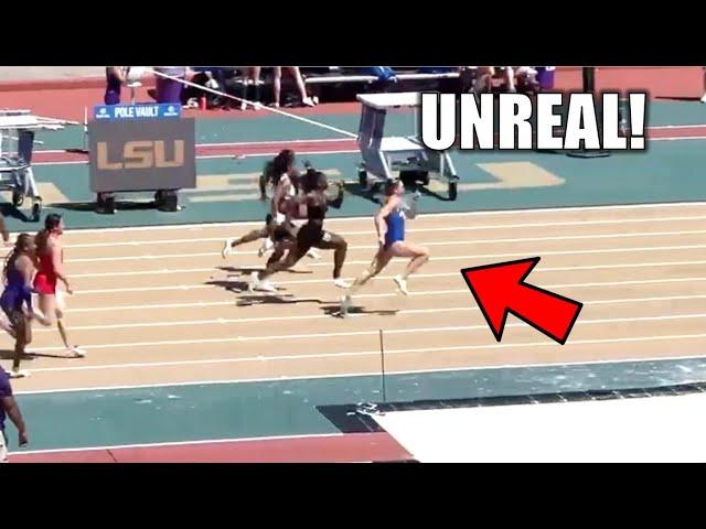 How Was This Even Possible? || Abby Steiner Drops Unbelievable Double In 100 & 200 Meters