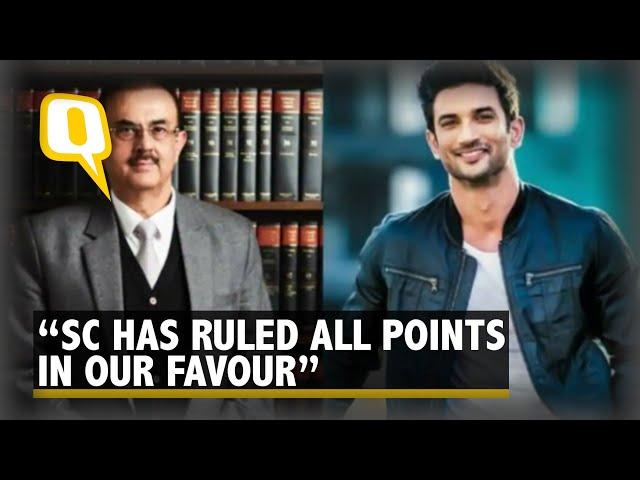 It's a Big Victory for Us: Sushant Singh Rajput's Lawyer Vikas Singh on SC Verdict | The Quint