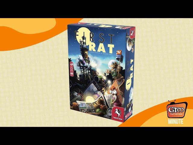 First Rat by Pegasus Spiel | Game Trade Minute | (A 60 Second Snapshot)