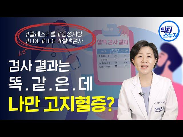 당신의 고지혈증 검사 결과 해석하는 방법!