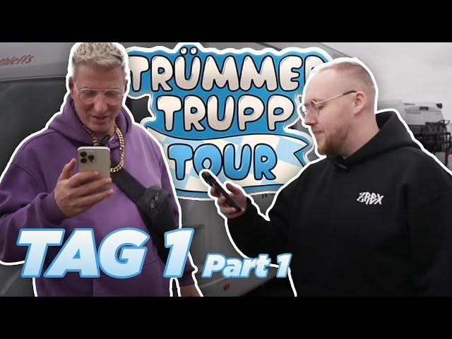 Die Trümmertrupp Tour mit  @maximalschradin  [Tag 1, Part 1] | UNCUT