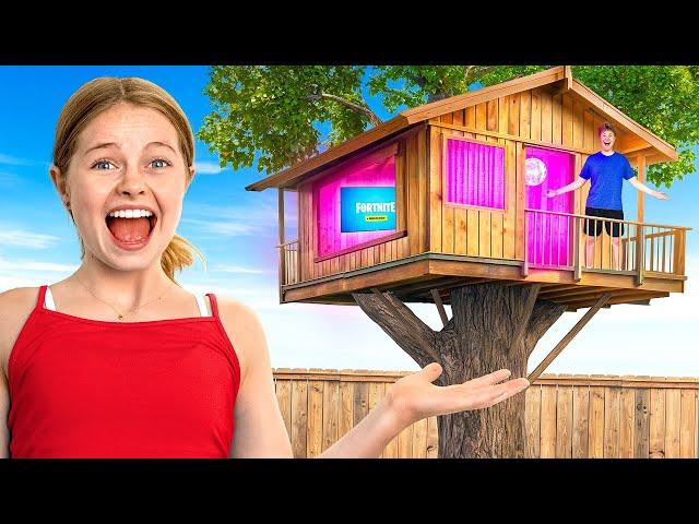 I Built My Sister A Dream Tree House!