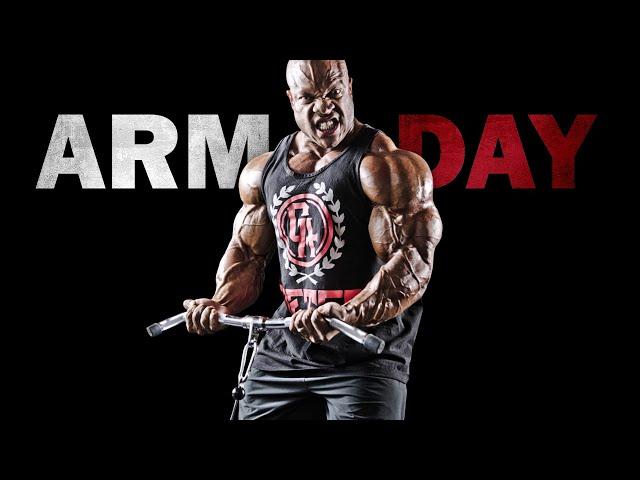 ARM DAY - PRE-WORKOUT MOTIVATION - SHOCK THE MUSCLES!