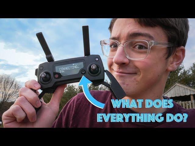 In Depth Look At How To Use a DJI Mavic Pro Controller!