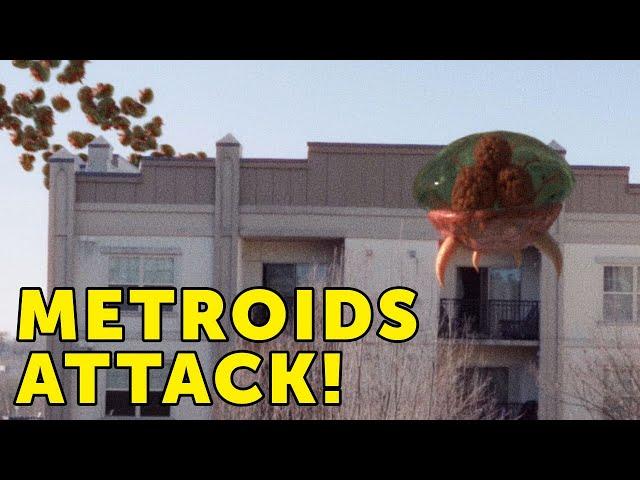 When METROIDS Attack - Will He Survive? Short VFX Comedy Skit